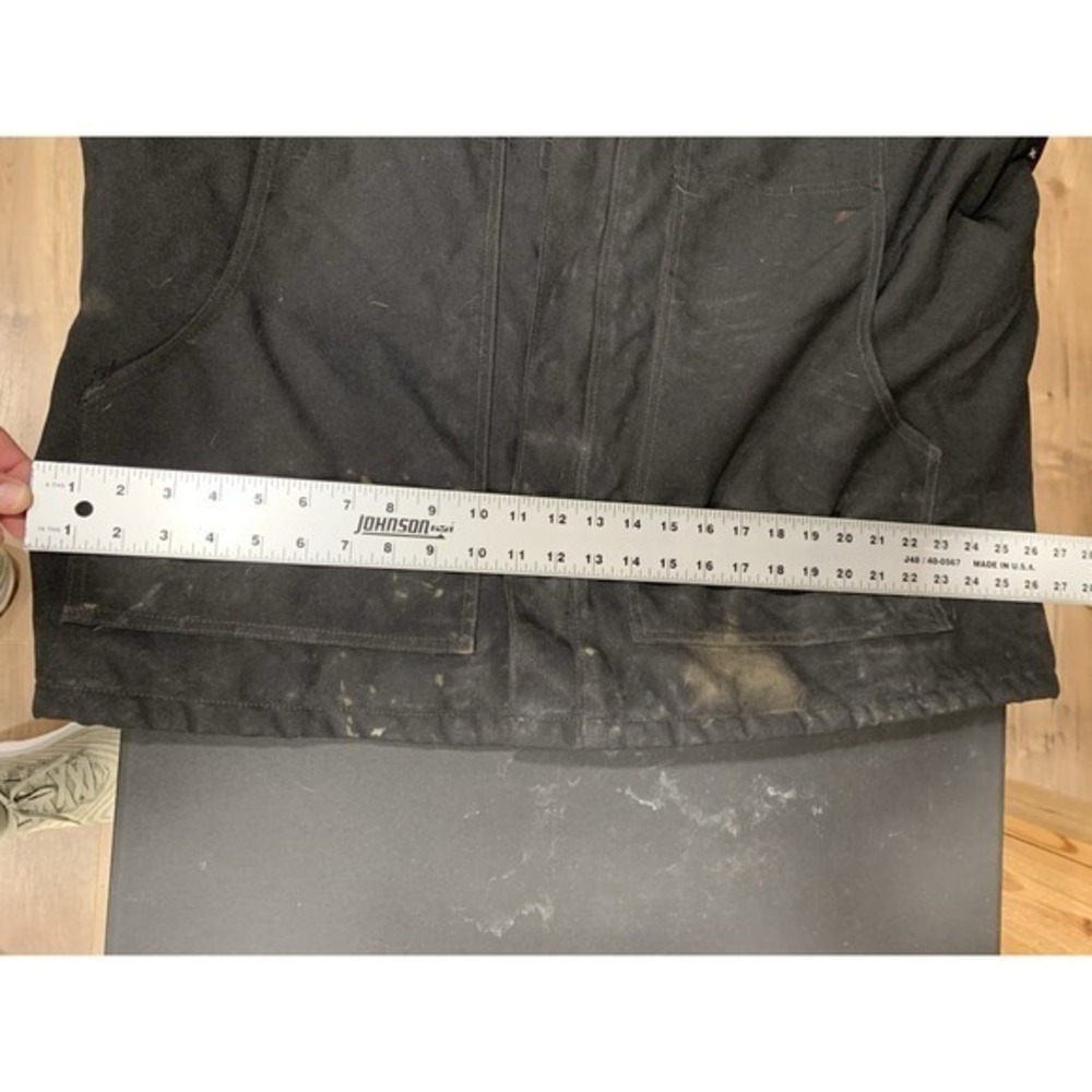 Carhartt Quilt-Lined Black Jacket C55 XL Regular Men's Duck Canvas Coat Arctic - Picture 11 of 13